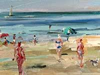 Zomerdag aan zee