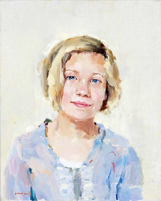 Fien Kluwer - Portretten door de schilder Peter Smit.